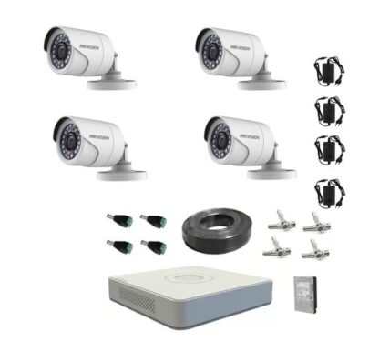 KIT 4 CAMERE SUPRAVEGHERE FULL HD HIKVISION COMPLET [1]