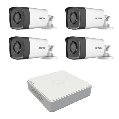 Kit 4 camere supraveghere exterior  Hikvision 2MP 1080P 40m IR lentila 2.8mm 92 grade [1]