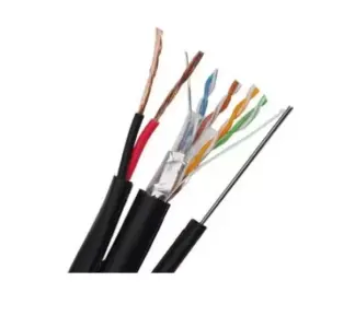 Cablu FTP CAT 5E cu sufa si alimentare 2x1 mm