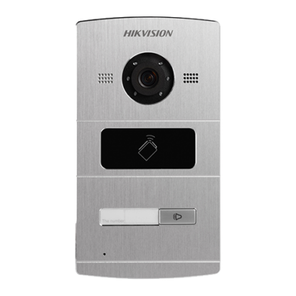 Panou exterior videointerfon TCP/IP pentru 1 familie, control acces integrat - HIKVISION [1]