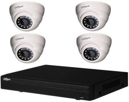 Kit 4 camere supraveghere video  interior Dahua  2 MP, IR 20 m, 2.8 mm-unghi vizualizare, DVR Dahua [1]