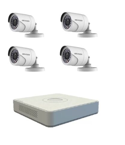 Sistem de supraveghere basic 4 camere supraveghere exterior 2MP Hikvision Turbo HD [1]