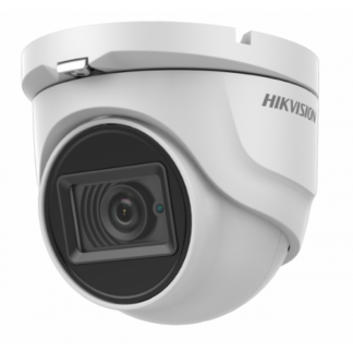 Camera supraveghere, 2 MP, lentila 2.8mm, IR 30m, Audio integrat - Hikvision DS-2CE76D0T-ITMFS-2.8mm