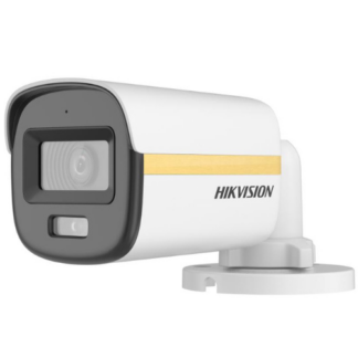 Camera supraveghere analog 2MP, IR 30m, lumina alba 20m, alarma, microfon, ColorVU, PoC - Hikvision DS-2CE10DF3T-LSE (1)