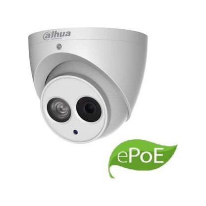 Camera de supraveghere Dahua IPC-HDW4431EM-ASE-0360B, IP Dome 4MP, CMOS 1/3'', H.265+, 3.6mm, IR50m, Mic, MicroSD, IP67, ePoE, carcasa metal [1]