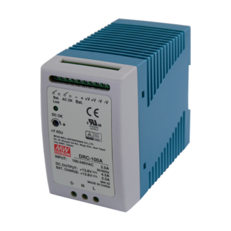 Sursa de alimentare in comutatie, 13.8V / 4.5A + 2.5A, sina DIN, backup - MEAN WELL DRC-100A