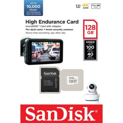 Card MicroSD 128GB'seria HIGH Endurance - SanDisk SDSQQNR-128G-GN6IA [1]