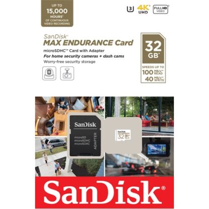 Card MicroSD 32GB'seria MAX Endurance - SanDisk SDSQQVR-032G-GN6IA [1]