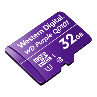 Hard Disk (HDD) - Card MicroSD 32GB'seria Purple Ultra Endurance - Western Digital WDD032G1P0C