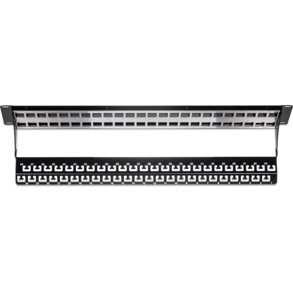 Patch Panel ecranat 48 porturi blank keystone 2U - TRENDnet TC-KP48S [1]