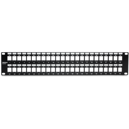 Patch Panel 48 porturi blank keystone 2U - TRENDnet TC-KP48 [1]