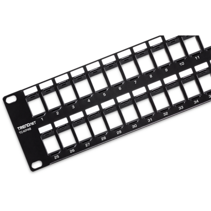 Patch Panel 48 porturi blank keystone 2U - TRENDnet TC-KP48 [1]