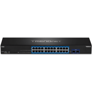 Switch 24 porturi Gigabit'2 porturi SFP+ 10G - TRENDnet TEG-30262