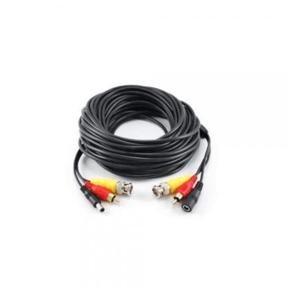 Cablu sertizat 30m BNC DC RCA alimentare  semnal video   semnal audio [1]