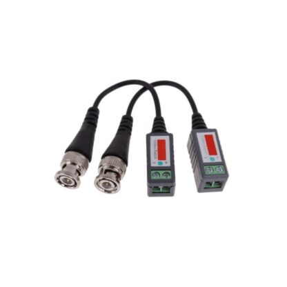 Set Video balun pasiv cu surub transmisie HDCVI/HDTVI/AHD 250m protectie fulger [1]