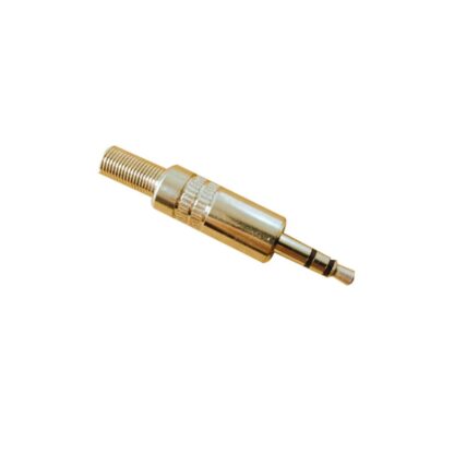 Conector Mufa JACK 3.5  metal (tata) AUDIO cu lipire fir central pe surub [1]