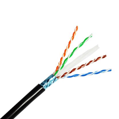 Cablu CAT6 FTP ecranat 0.5mm 24AWG CUPRU SOLID rola 100m [1]