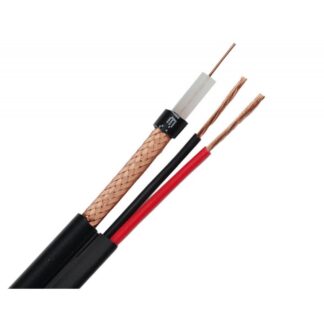 Cabluri - Cablu RG 59 coaxial cu alimentare 2x0.75, CUPRU 100%, rola 100 m 201801013033