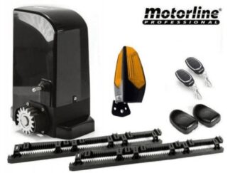 Automatizare Porti - Kit complet automatizare Motorline Bravo500 poarta culisanta cu cremaliera 4 m