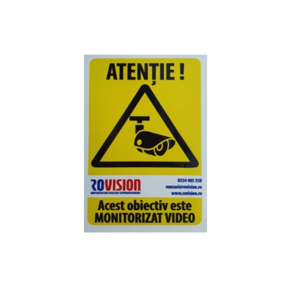 Autocolant supraveghere video Rovision [1]