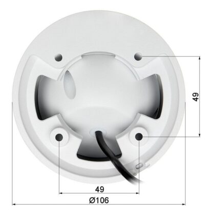 Camera de supraveghere Dahua HAC-HDW1230EM-A-0280B. HDCVI, Dome,Starlight, 2MP @30fps, CMOS 1/2.8 [1]