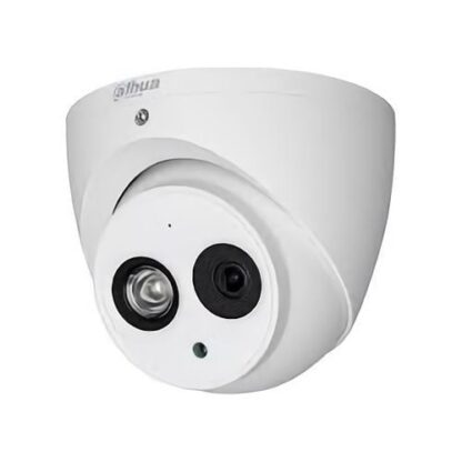 Camera de supraveghere Dahua HAC-HDW1801EM-A-0360B, Dome Eyeball HDCVI 8MP, 1/2.7 CMOS, 4K@15fps, 5M@20fps; 4M@25fps/30fps, CVI/CVBS/AHD/TVI, 3.6mm, IR 50m, Smart IR, OSD, 120dB True WDR, 3DNR, Built-in Mic, IP67 [1]