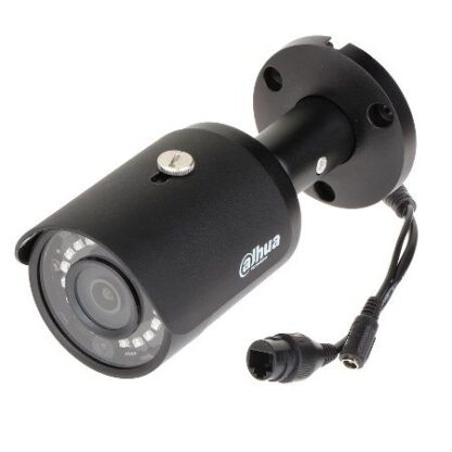 Camera de supraveghere Dahua IPC-HFW1431S-0280B-Black, IP Bullet 4MP, CMOS 1/3'', H.265+, 2.8mm, IR 30m, IP67, PoE, carcasa metal+plastic, neagra [1]