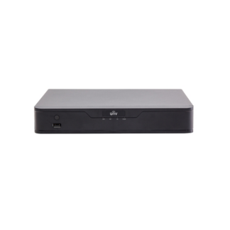 NVR 4 canale 4K + 4 porturi PoE, UltraH.265, Cloud upgrade - UNV NVR301-04X-P4