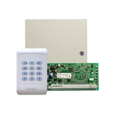 Kit alarma la efractie DSC cu sirena exterioara KIT1404EXT-BS1-OPT [1]