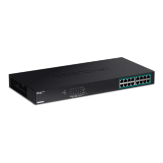 Switch 16 porturi Gigabit PoE+246W-TRENDnet TPE-TG160G