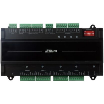 Centrala de control Dahua ASC2104B-T, Modul Slave 4 usi un singur sens, suporta 20.000 carduri valide și 30.000 inregistrari, Wiegand sau RS-485 [1]