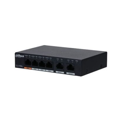 Switch Dahua PFS3006-4GT-60 PoE 4+2 porturi Gigabit, 60W [1]