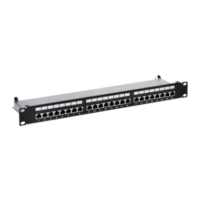 Patch Panel 1U'FTP cat5e'24 porturi RJ45 - ASYTECH Networking ASY-PP-FTP5E-24 [1]