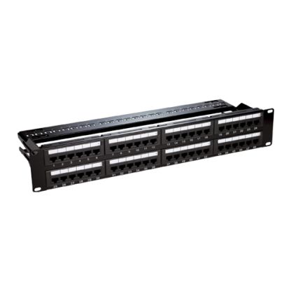 Patch Panel 2U'UTP cat6'48 porturi RJ45 - ASYTECH Networking ASY-PP-UTP6-48 [1]