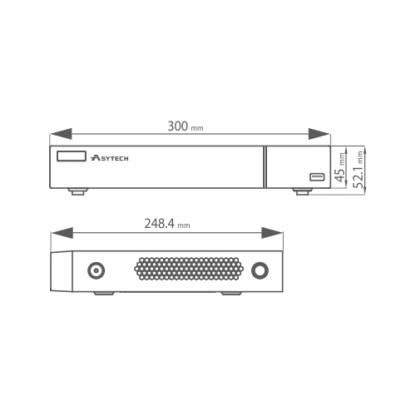 DVR Pentabrid 16 canale 1080p Lite - ASYTECH seria VT [1]