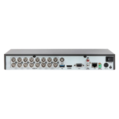 DVR AcuSense 16 ch. video 4MP, Analiza video, 1 ch. audio - HIKVISION iDS-7216HQHI-M1-S [1]