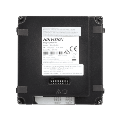 Modul afisaj LCD TFT pentru Interfon modular - HIKVISION DS-KD-DIS [1]