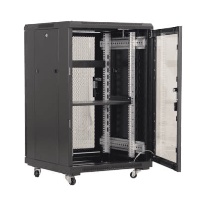 Rack podea 18U 19'' 600x800'negru - ASYTECH Networking ASY-18U-6080E [1]