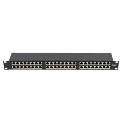 Patch Panel 2U'FTP cat6'48 porturi RJ45 - ASYTECH Networking ASY-PP-FTP6-48 [1]