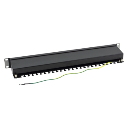 Patch Panel 1U'FTP cat6A'24 porturi RJ45 - ASYTECH Networking ASY-PP-FTP6A-24 [1]