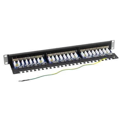 Patch Panel 1U'FTP cat6A'24 porturi RJ45 - ASYTECH Networking ASY-PP-FTP6A-24 [1]