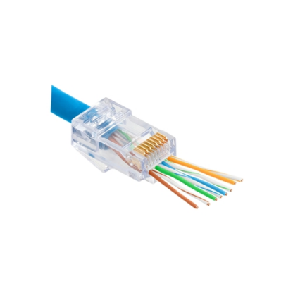 Mufa RJ-45 Cat.5e EZ Pass-Through, 100 buc. RJ45-CAT5-EZ [1]