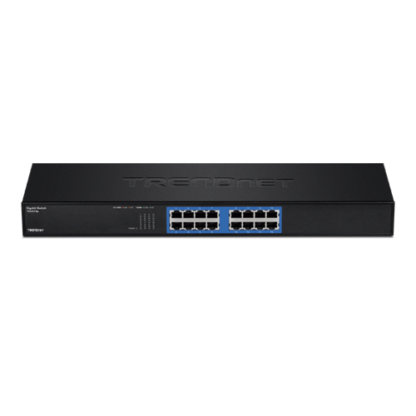 Switch GREENnet rack mount 16 porturi Gigabit - TRENDnet TEG-S16G [1]