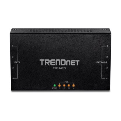 Injector Gigabit 4 x PoE+'putere 65W - TRENDnet TPE-147GI [1]