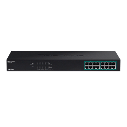 Switch 16 porturi Gigabit PoE+246W-TRENDnet TPE-TG160G [1]