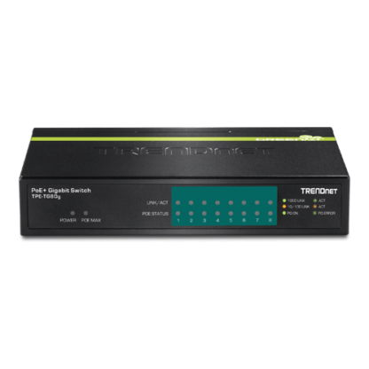 Switch 8 porturi Gigabit PoE/PoE+ 123W - TRENDnet TPE-TG80G [1]