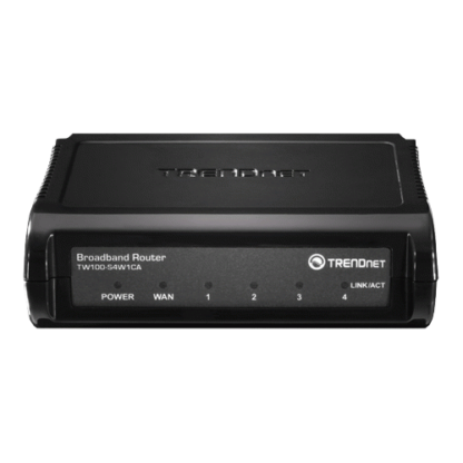 Broadband Router 4 porturi 10/100Mbps - TRENDnet TW100-S4W1CA [1]