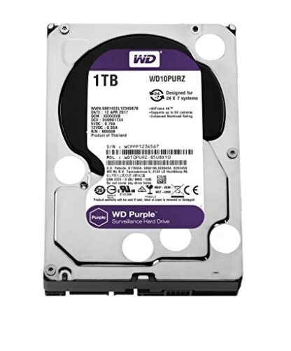 Hard disk 1TB - Western Digital PURPLE WD10PURX [1]