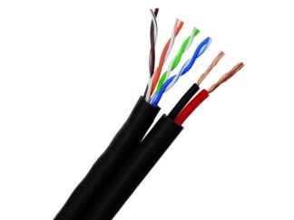 Cabluri - Cablu de retea UTP cat5 cu alimentare 2x1 mm rola 100m 201801013703