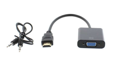 Adaptor cablu HDMI tata la VGA mama Well + Audio [1]